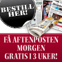 Aftenposten morgen gratis i 3 uker
