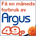 Argus blåbær - måneds forbruk for 49 kr