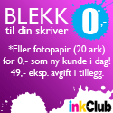 Inkclub - blekkpatroner eller fotopapir for 0 kr