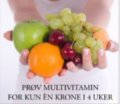 Multivitamin i 30 dager for 1 kr