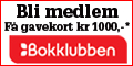 Nye Bøker bokklubb gavekort på 1000 kr