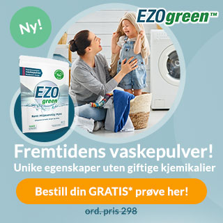 EZOgreen - Gratis startpakke med økologisk vaskepulver
