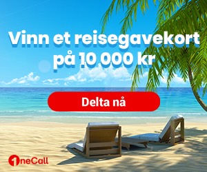 Vinn et reisegavekort på 10 000 kr