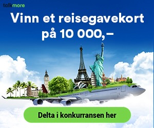 Vinn et reisegavekort på 10 000 kr