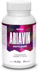 Ariavin kosttilskudd 30 kapsler til halv pris