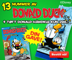 Abonner på Donald Duck & Co og få tøft håndkle