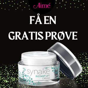 Synake Instant Lift Cream: Gratis prøve nok til 30 dager