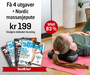 Aktiv Trening 4 utg kr 199 + Nordic massasjepute