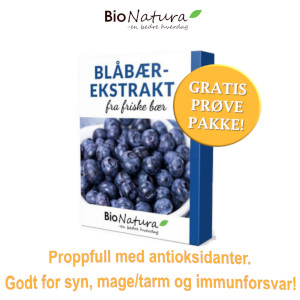 BioNatura Blåbærektrakt 30 dage gratis