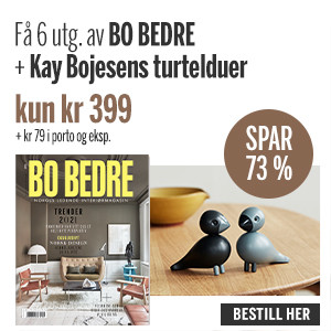 6 utgaver av BO BEDRE + Kay Bojesens turtelduer