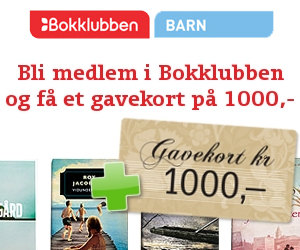 Bokklubben Barn tilbud - få gavekort 1000 kr