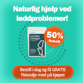 Cartiflex Collagen 50% Rabatt + Fiskeolje til 2 mnd