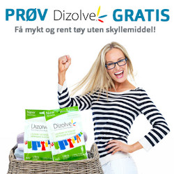 Dizolve tøyvaskemiddel - Prøv 32 vask gratis