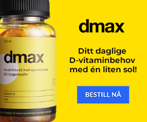Dmax vitamin fra Vitamail 60 dager 0 kr + porto
