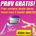 Shai barberhøvel - gratis prøvepakke fra Dorco