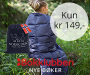 Dunpledd 130x170 cm i gave fra Nye Bøker