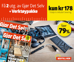 2 utg. av Gjør Det Selv + Verktøyspakke (spar kr 543)