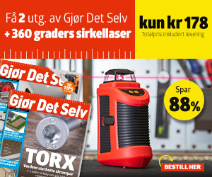 360 graders sirkellaser + 2 utgaver av Gjør Det Selv