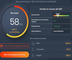 Gjør gratis kredittsjekk på deg selv med Defero