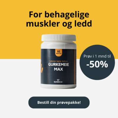 Gurkemeie Max nå tilgjengelig til halv pris!