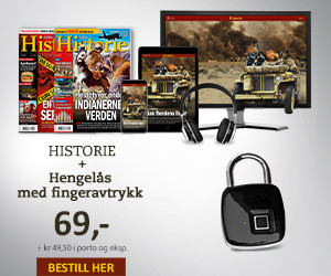 2 utg. av HISTORIE + Hengelås med fingeravtrykk