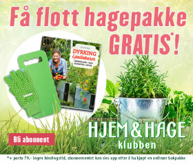 Hjem & Hageklubben flott hagepakke til nye medlemmer
