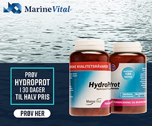 HydroProt fiskeprotein tabletter til halv pris i 30 dager