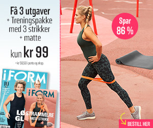 I FORM + Active Fit Treningspakke med 3 strikker + matte
