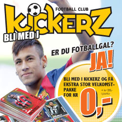 Kickerz fotballklubb velkomsttilbud