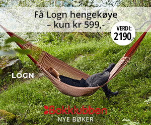 Få Logn hengekøye (verdi 2190) fra Bokklubben Nye Bøker