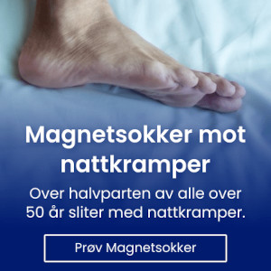 Magnetsokker - teste 1 par helsesokker med magneter