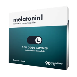 Melatonin1 fra Coviser 49 kr for 90 stk
