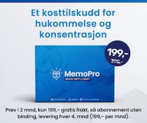 MemoPro i 60 dager 50% rabatt