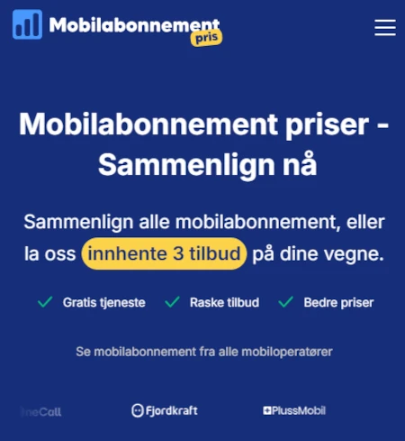 Finn Beste Mobilabonnement – Enkelt og Gratis