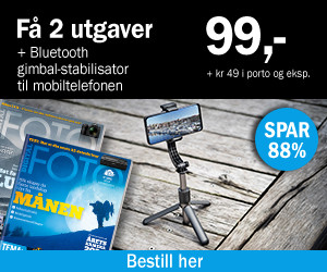 2 utg. av Digital FOTO + Bluetooth gimbal-stabilisator