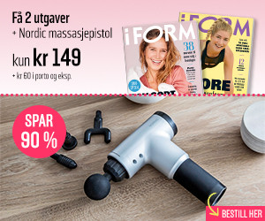 Nordic massasjepistol gratis med i FORM magasin