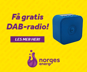 NorgesEnergi - Få gratis DAB radio i velkomstgave