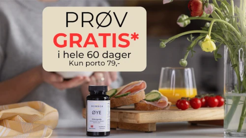Romega® ØYE med 250 mg DHA - Gratis i 60 dager