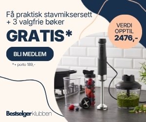 Stavmiksersett og 3 bøker gratis i Bestselgerklubben