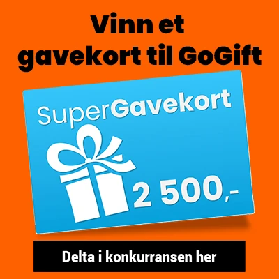 Vinn et SuperGavekort fra GoGift på 2 500 kr