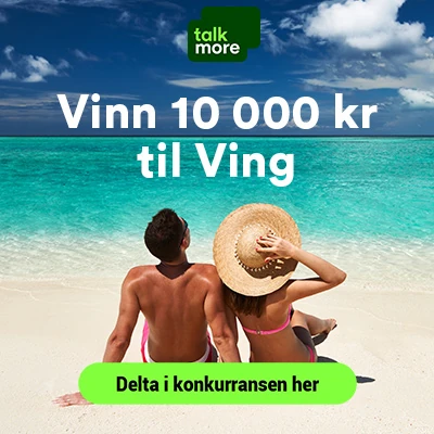 Vinn et gavekort på 10 000 kr hos Ving