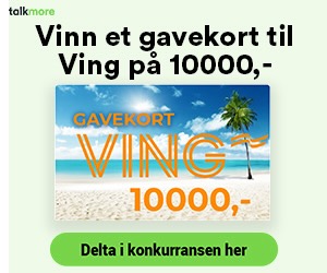 Vinn et gavekort til Ving på 10000 kr