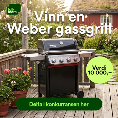 Delta i Talkmore-konkurranse og vinn gavekort til Weber-gril