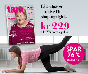 5 nr Tara + Active Fit shaping tights kun 229 kr