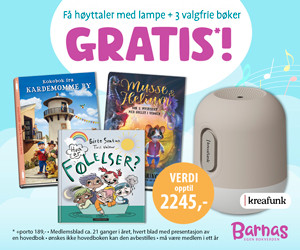 Få Kreafunk Kids Glowie høyttaler gratis fra bokklubb