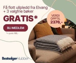 Ullpledd fra Elvang og 3 bøker – betal kun porto