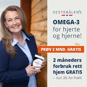 Vesterålen's Omega-3 GRATIS første 2 mnd
