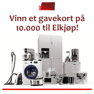 Vinn et gavekort på 10.000 til Elkjøp!