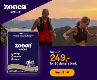 Zooca® SPORT kosttilskudd nå til halv pris